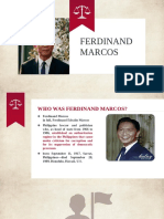 The Presidency of Ferdinand Marcos