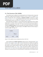 8.1. The Structure of The Syllable