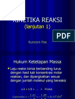 Orde Reaksi - Minggu - 11