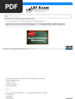 Latest Social Science Reviewer 17: 30 Questions With Answers