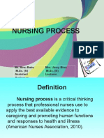 Nursing Process: Mr. Binu Babu M.Sc. (N) Assistant Professor Mrs. Jincy Binu M.Sc. (N) Lecturer