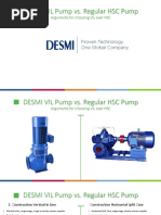 Advantage of VIL Pumps Over HSC Pumps AHSG2020