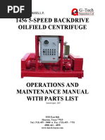 Model 1456 Operations and Maintenance Manual With Parts List