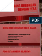 Humas - Membina Hubungan Dengan Pers