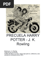 Precuela Harry Potter - JK Rowling