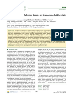 In Uence of Dietary Selenium Species On Selenoamino Acid Levels in Rainbow Trout