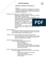 Cuestionario de Derecho Notarial Iv Primer Parcial