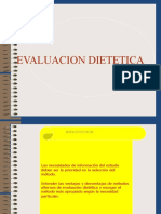 Evaluacion Dietetica