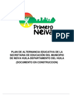 Plan de Alternancia Educativa - Sem