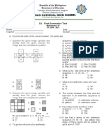 Q1 1st Summative Test Math 10