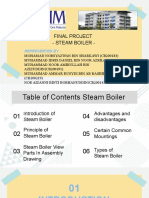 Final Project - Steam Boiler - : Represented by