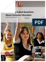 Inclusive Education-FAQ