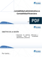 Comparación Entre Contabilidad Administrativa Vs Contabilidad Financiera