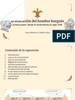 La Educación Del Hombre Burgués