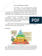 Review. Maslow Subsequently Extended The Idea To Include His Observations of Humans' Innate