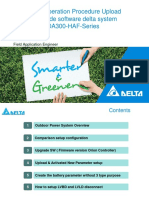 Standard Operation Procedure Upload and Upgrade Software Delta System ESOA300-HAF-Series.R01