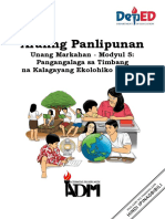 Ap7 - q1 - Mod5 - Pangangalaga Sa Timabang Na Kalagayang Ekolohiyo NG Asya - FINAL07242020