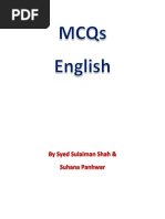 English MCQs