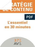 Strategie Du Contenu L Essentiel en 30 Min