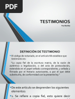 Testimonios Privado