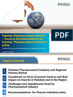 Pakistan Pharmaceutical Industry - Recommendations For Forming "Pharmaceutical Industrial Policy