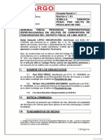 Escrito N.° 1 - DENUNCIA PENAL - Peculado de Uso - Empleo de Serenazgo A Favor de Díaz CARGO 19 NOV 2020. Lector