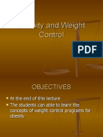 Obesity Weight Control