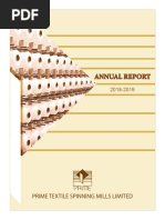 Annual Reprot (PRIMETEX) 2018-2019. 03