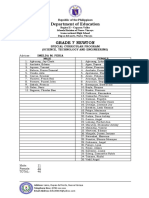 Department of Education: Grade 7 Newton