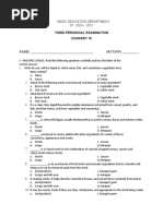 3RD Q. Exam Cookery 10