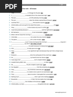 Fill in The Correct Form of The Verb - All Tenses