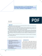 Deaf Mute Individuals and Occlusion