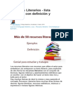 Recursos Literarios