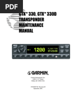 GTX 330, GTX 330D Transponder Maintenance Manual: TM TM