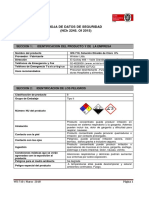 Hoja de Seguridad DIOXIDO DE CLORO