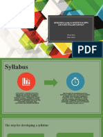 Designing Goals Contents Scopes Lists and Syllabus Design Fix