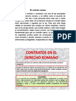 Derecho Romano Contratos en Roma