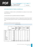 Trabajo Indices Estadisticos Raúl Parra