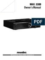 Panamax MAX 5300 Owner's Manual (INS5300D)