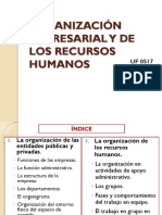 La Organización de Las Entidades Públicas y Privadas.