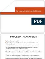 El Proceso de Transmisión Radiofónica