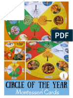 1 - Seasons Montessori Circle Sorting Activity