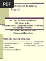 Bài số 4 - Methods of teaching English