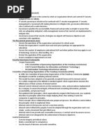 Security Governance Framework