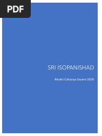 Sri Isopanisad Self Study