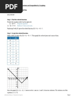 Solution:: 2-9 Solving Absolute Value Equations and Inequalities by Graphing