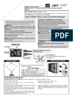 Applicable Systems: Futaba S-Fhss 2.4Ghz System and TM-FH RF Module Antenna Installation Precaution Usage Precaution