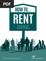 HOW TO... : The Checklist For Renting in England