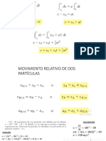 MOVIMIENTO RELATIVO DE DOS Partículas