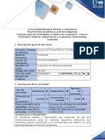 Guía de Actividades y Rúbrica de Evaluación - Fase 6 - Controlar y Valorar Seguimiento y Evaluación Final Trabajo Realizado